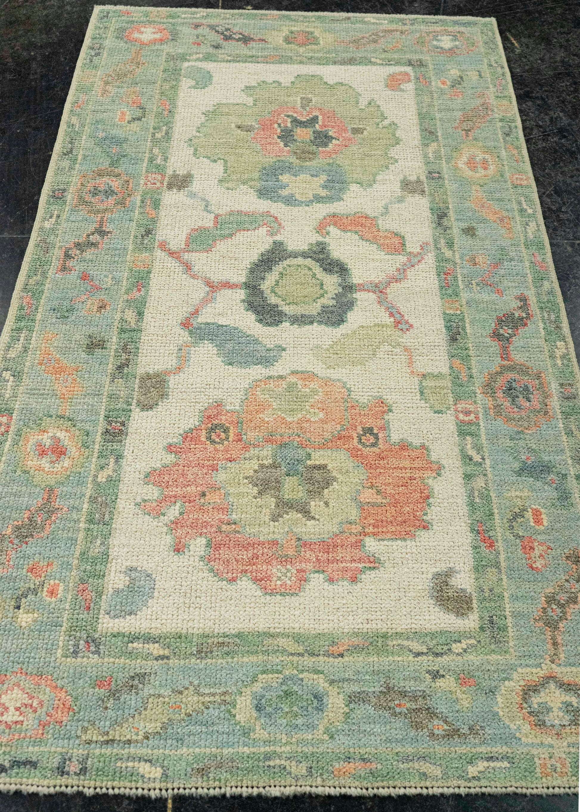 Turkish Oushak Rug 2'10" x 5' #20211