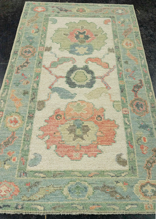 Turkish Oushak Rug 2'10" x 5' #20211