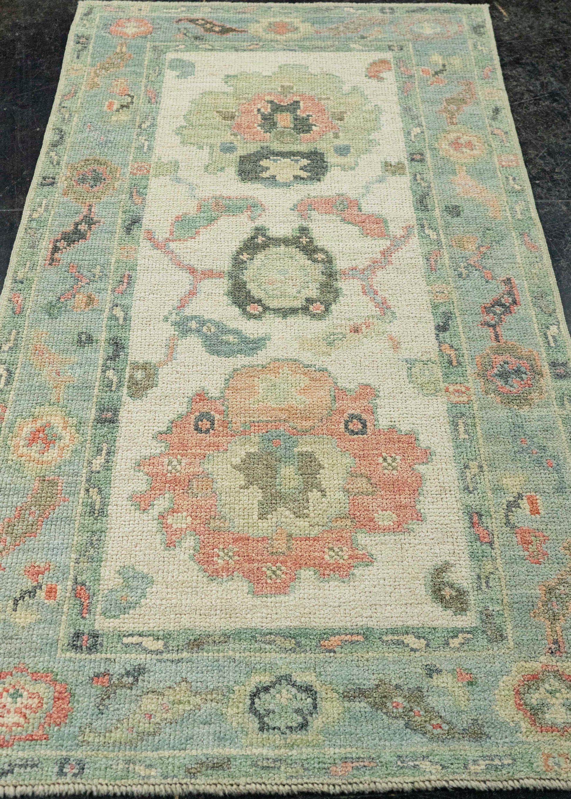 Turkish Oushak Rug 2'9" x 5' #20254