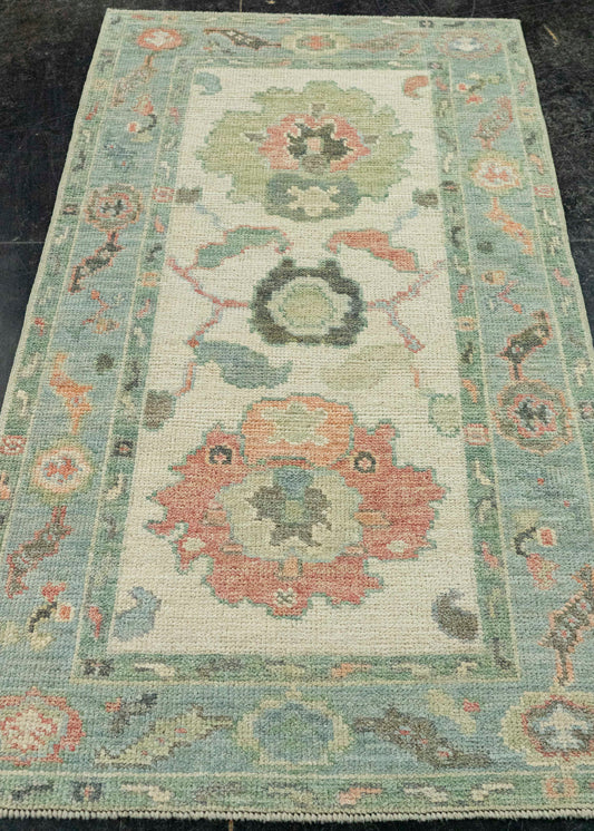 Turkish Oushak Rug 2'9" x 5' #20231