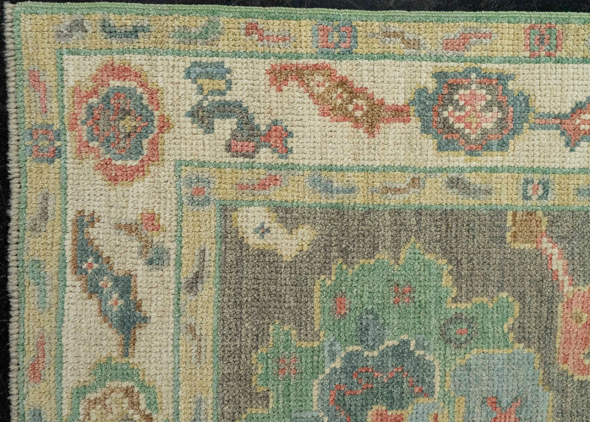 Turkish Oushak Rug 2'6" x 6'3" #20258