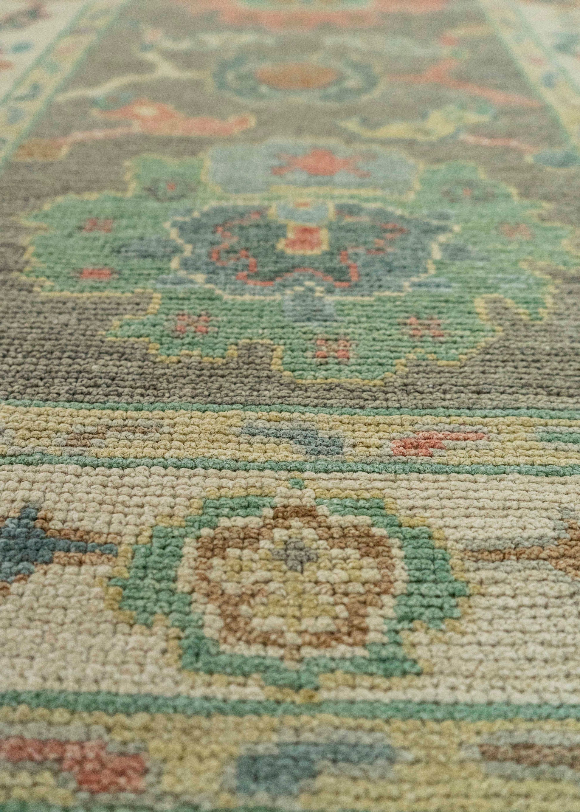 Turkish Oushak Rug 2'6" x 6'3" #20258