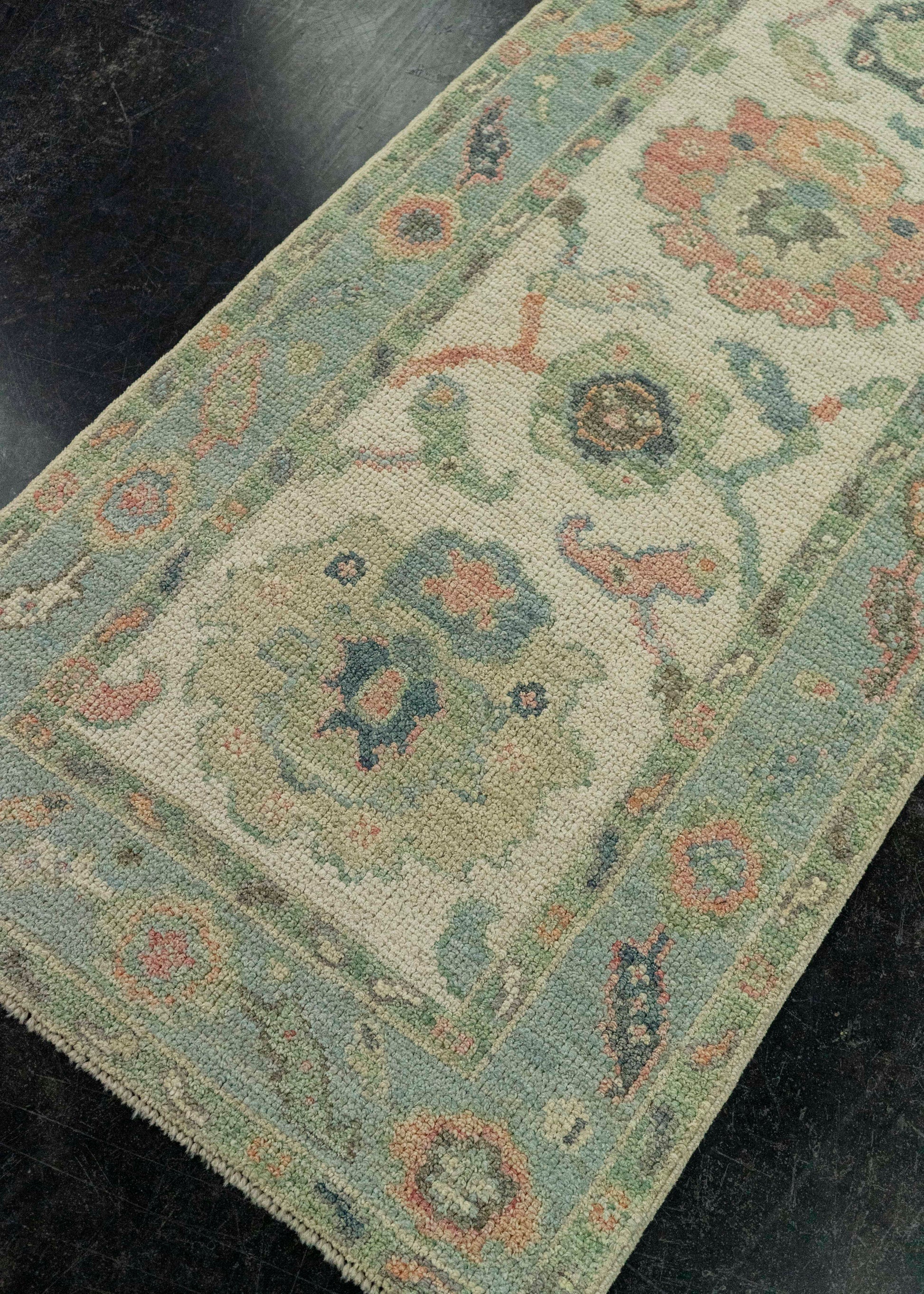 Turkish Oushak Rug 2'3" x 5'9" #20218