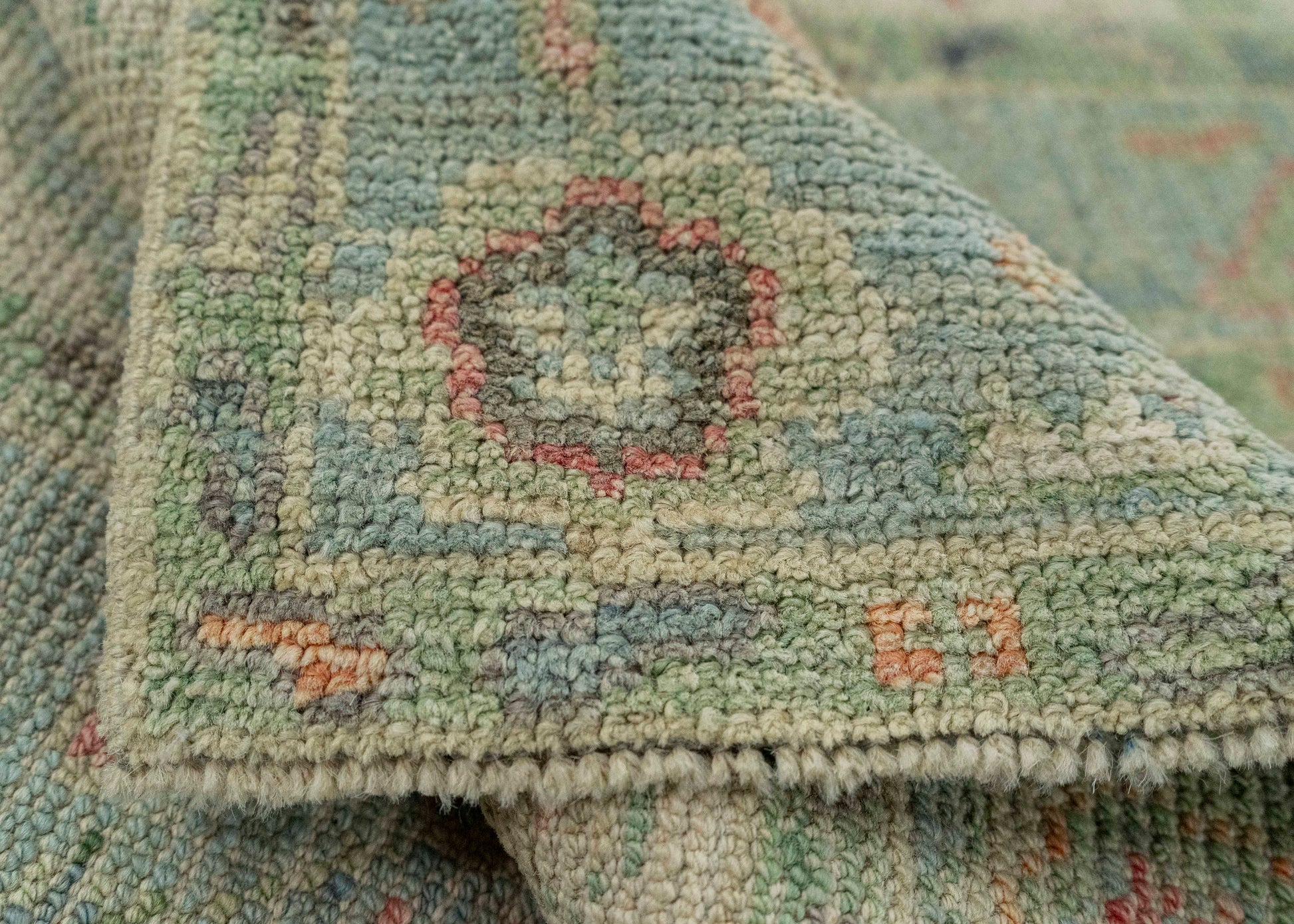 Turkish Oushak Rug 2'3" x 5'9" #20218