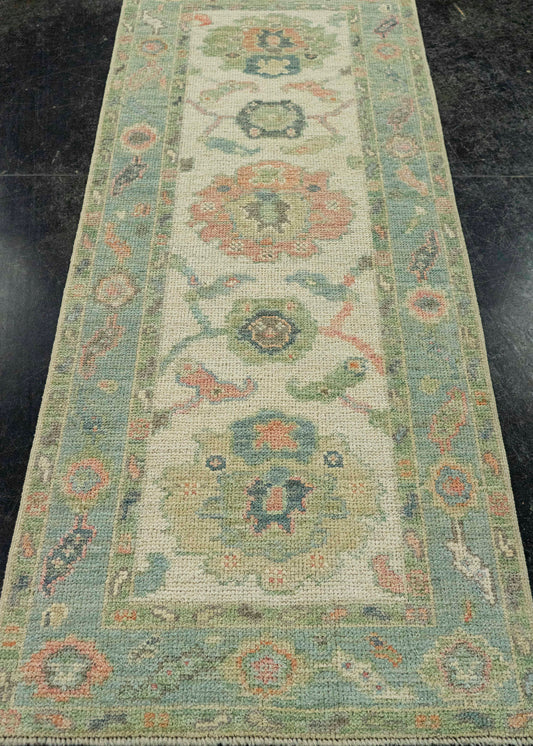 Turkish Oushak Rug 2'3" x 5'9" #20220