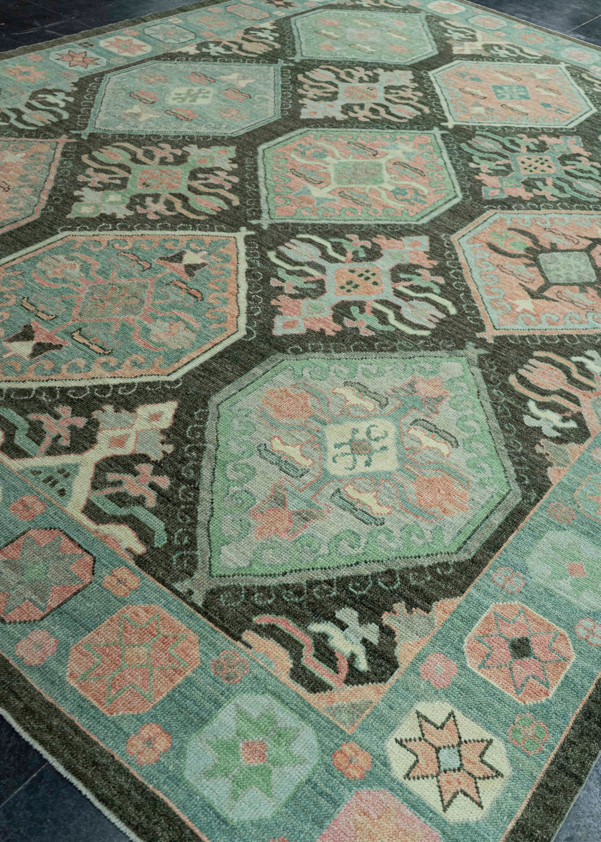 Turkish Oushak Rug 9'1" x 12'5" #20023