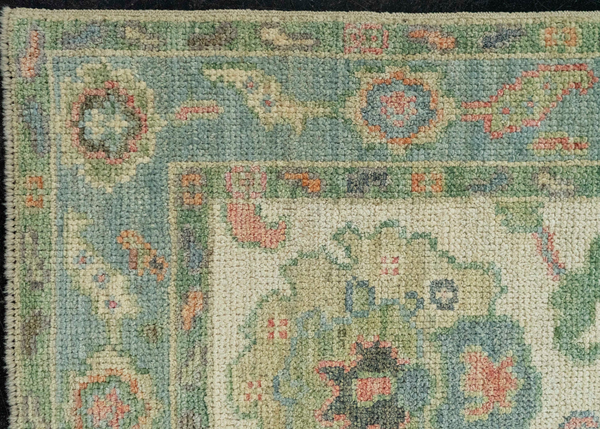 Turkish Oushak Rug 2'3" x 6'2" #20219