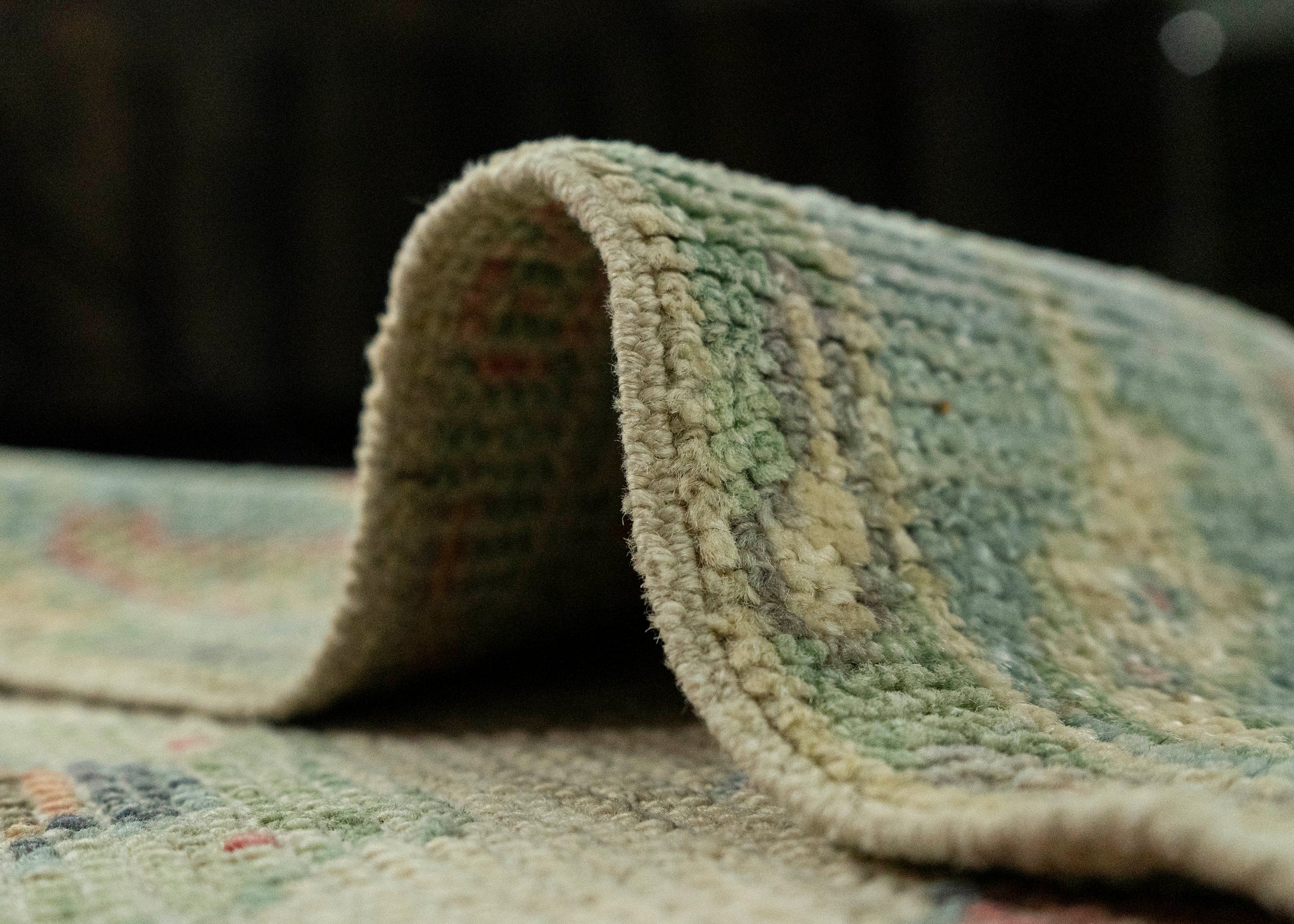 Turkish Oushak Rug 2'3" x 6'2" #20219