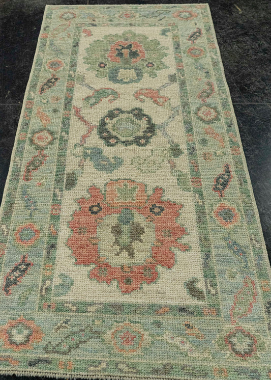 Turkish Oushak Rug 2'3" x 4'11" #20250