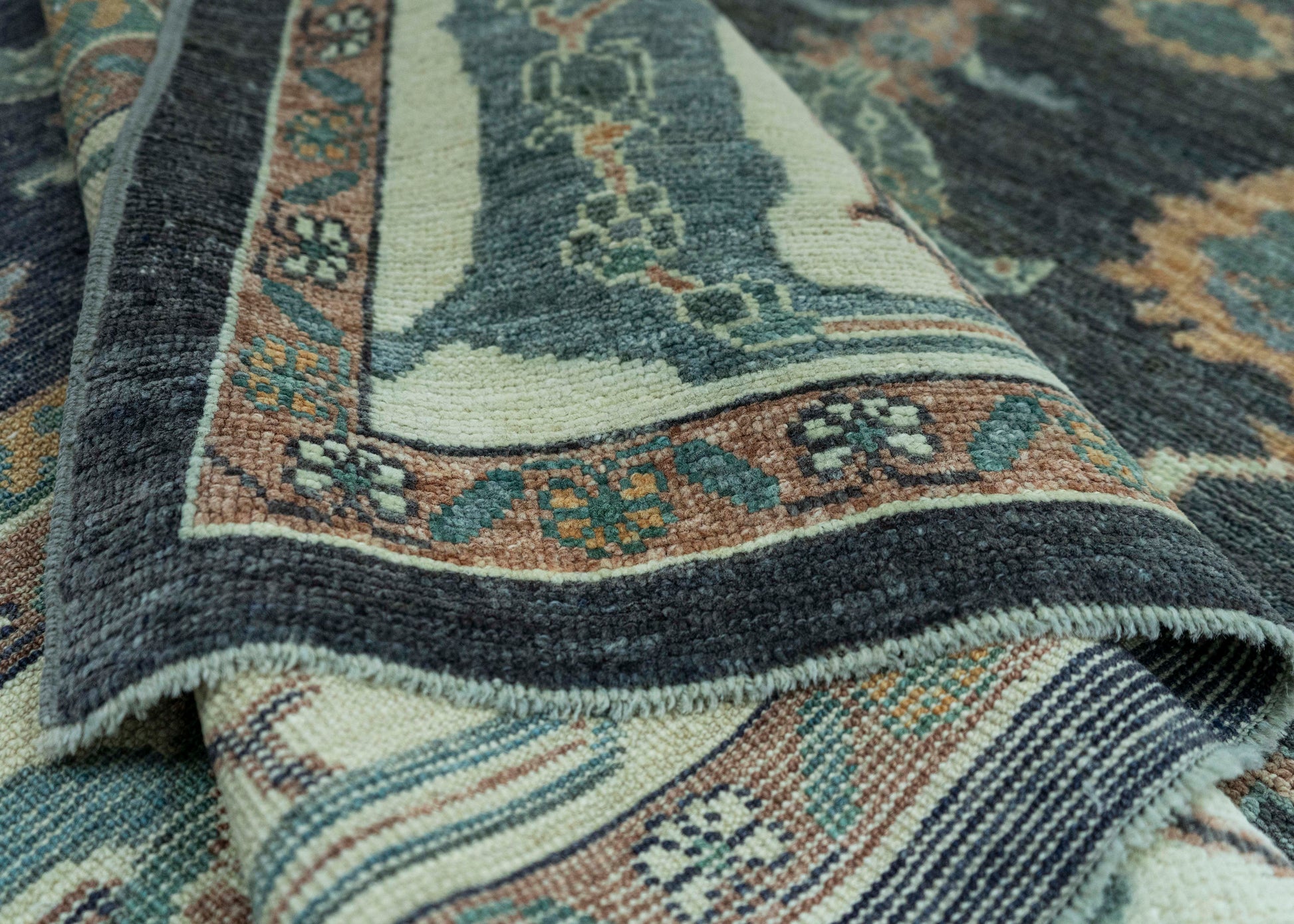 Turkish Oushak Antique Look Rug 9'3" x 13'2" #20061