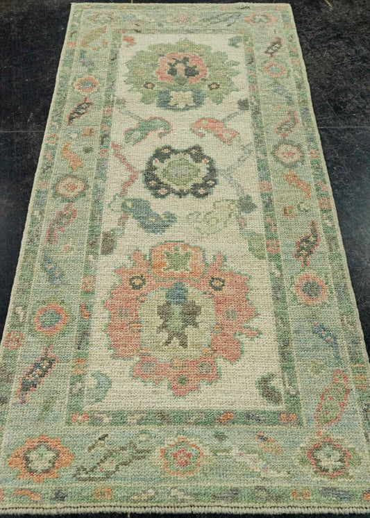 Turkish Oushak Rug 2'3" x 4'11" #20261