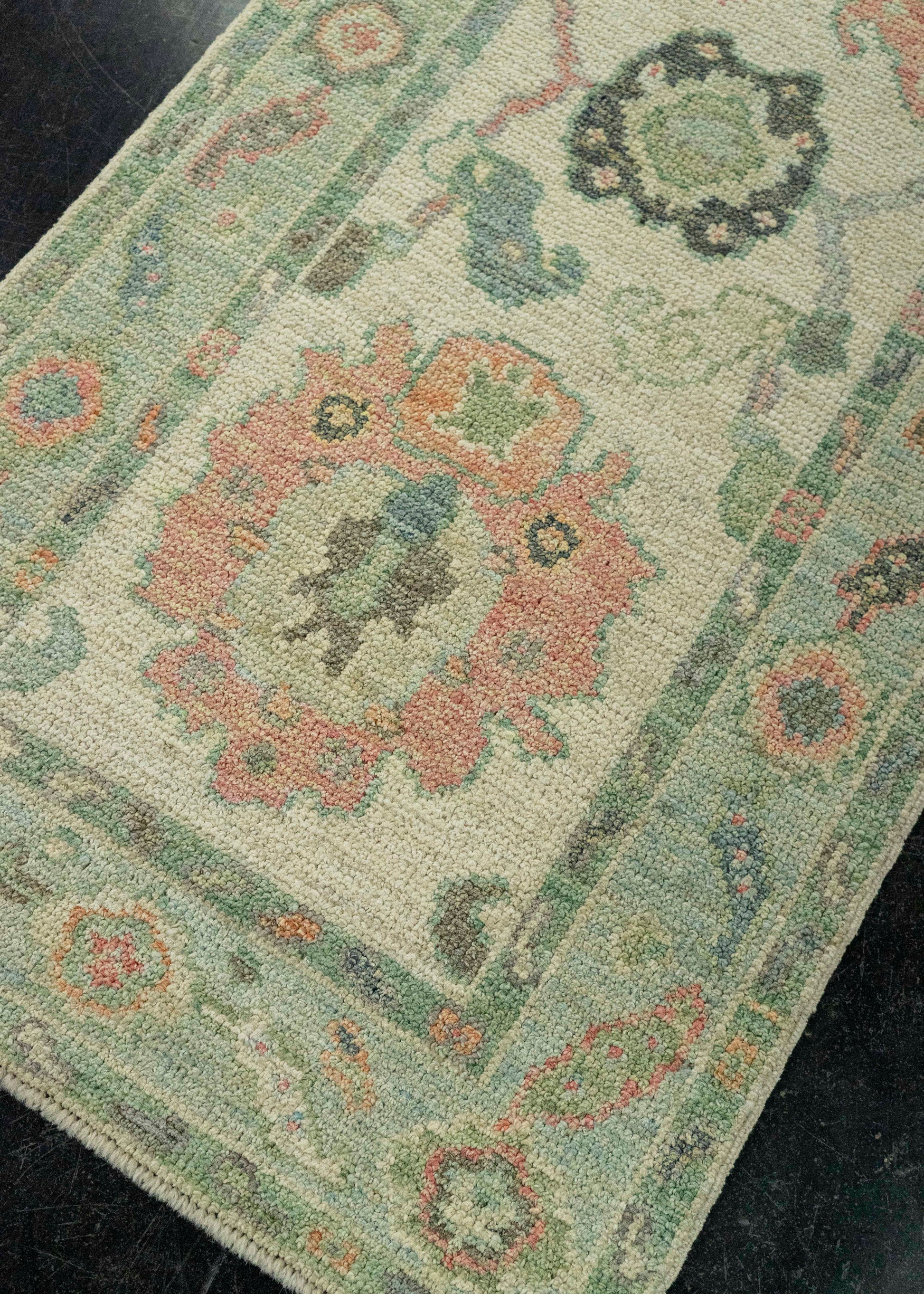 Turkish Oushak Rug 2'3" x 4'11" #20261