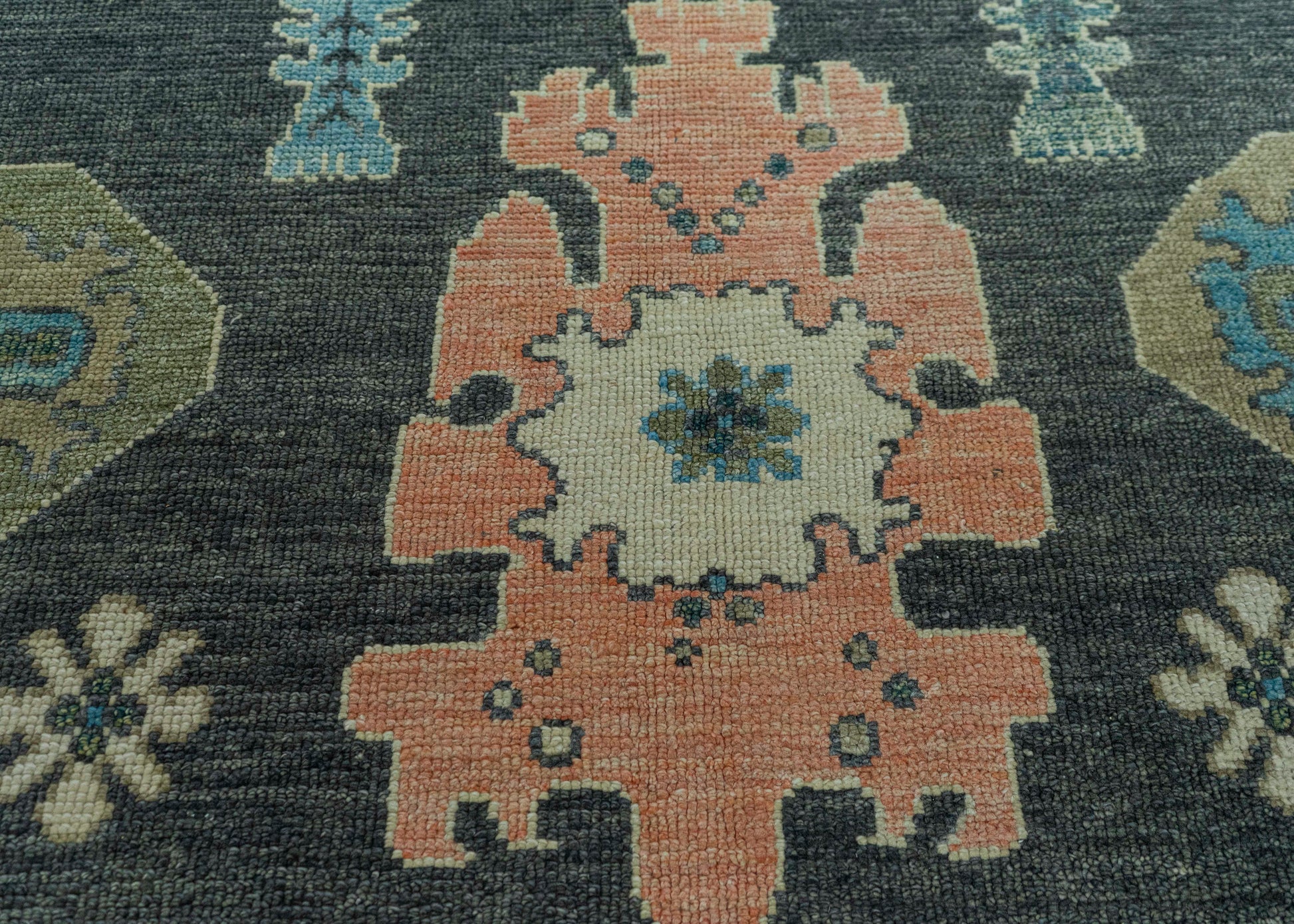 Turkish Oushak Rug 9'2" x 12'10" #19201