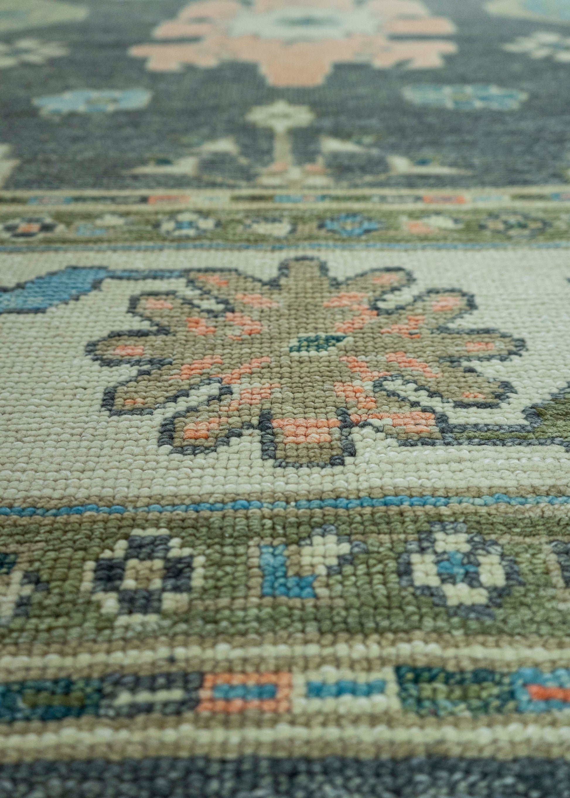 Turkish Oushak Rug 9'2" x 12'10" #19201
