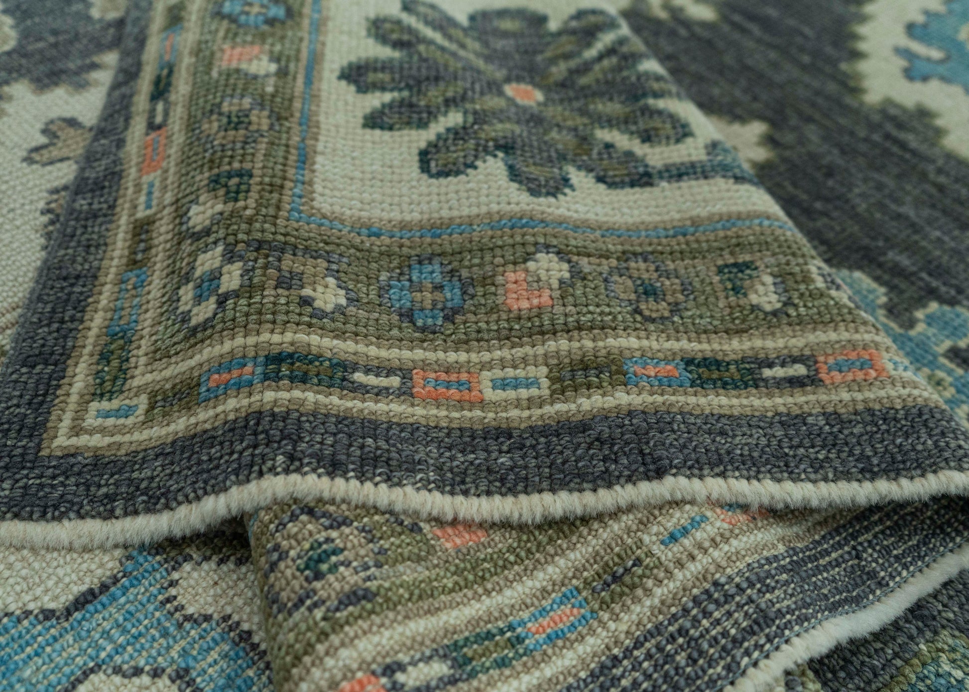 Turkish Oushak Rug 9'2" x 12'10" #19201