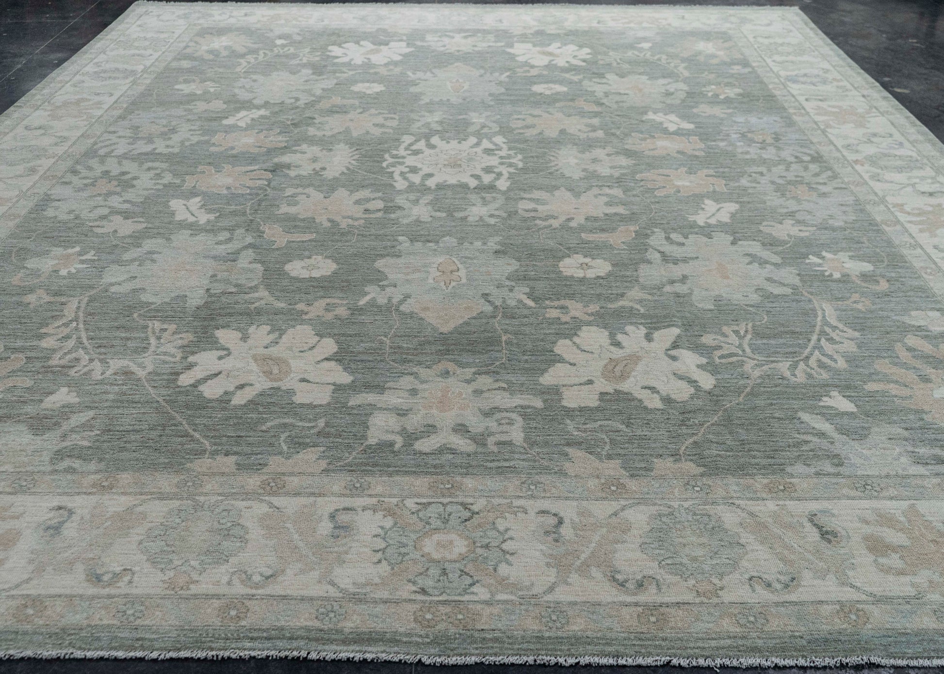Oushak Rug 11'8" x 14'7" #23506