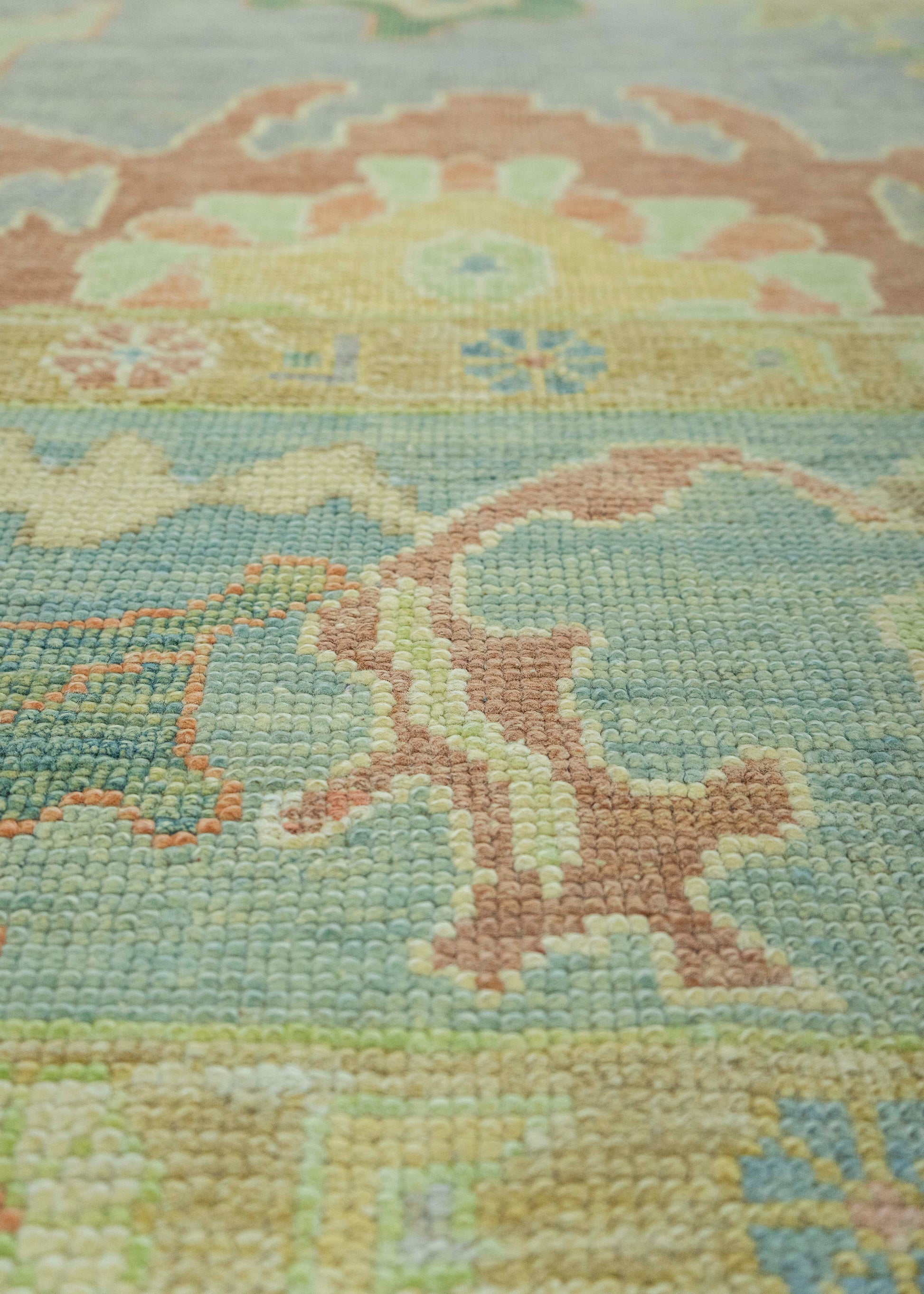 Turkish Oushak Rug 9'3" x 11'11" #19217