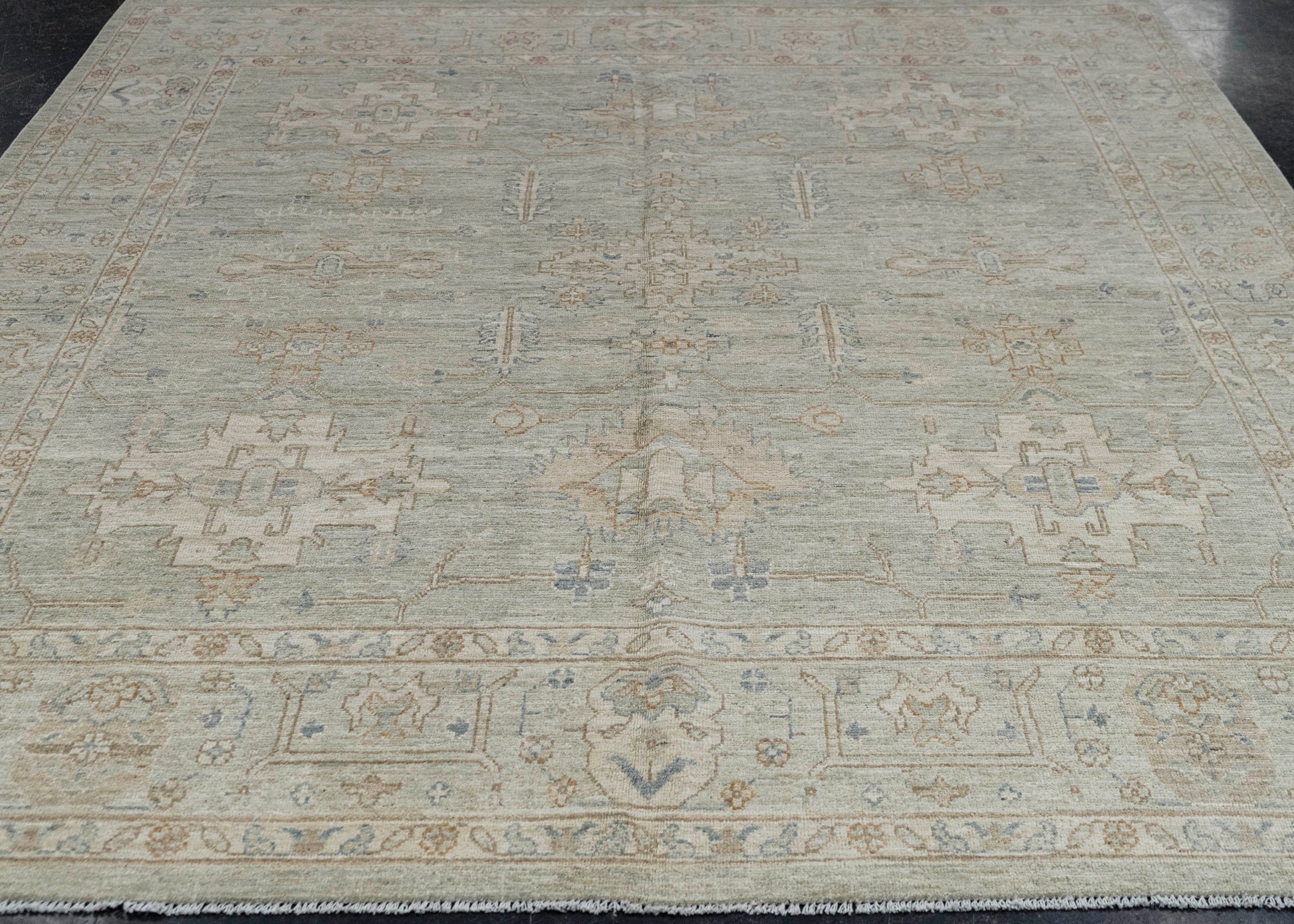 Oushak Square Rug 7'10" x 8'3" #23512