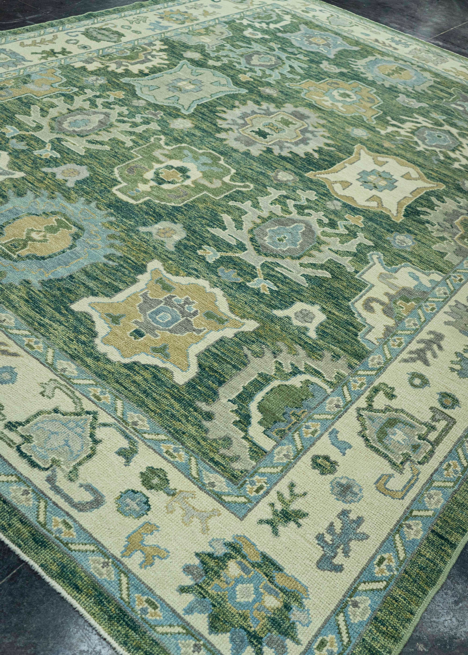 Turkish Oushak Rug 9'4" x 12'4" #20102