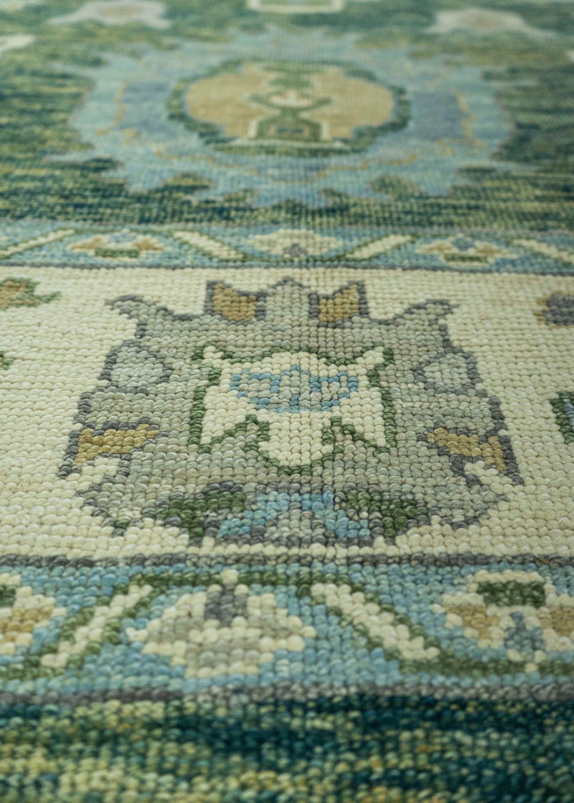 Turkish Oushak Rug 9'4" x 12'4" #20102