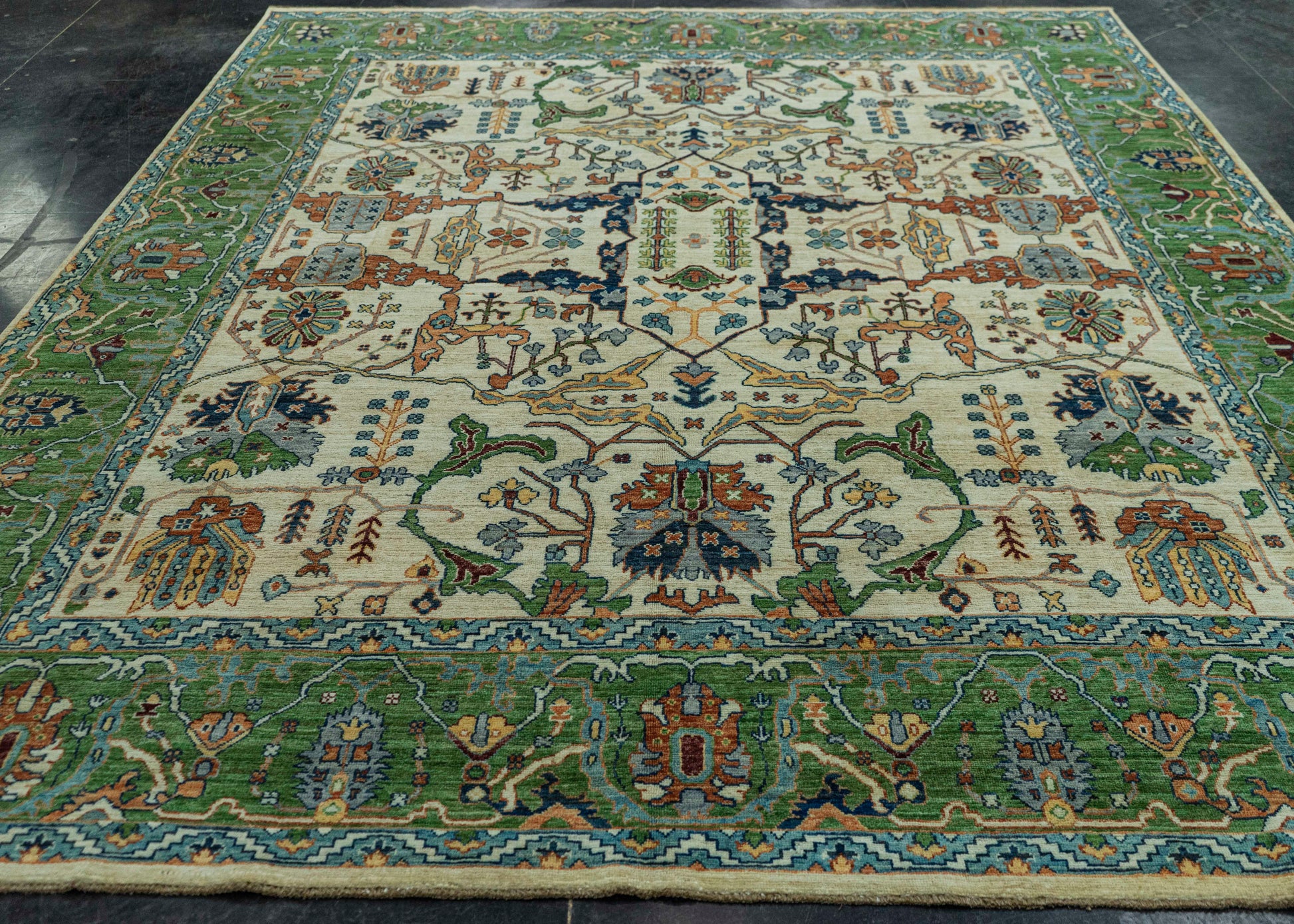 Oriental Hand Knotted Rug 9'1" x 11'5" #20647