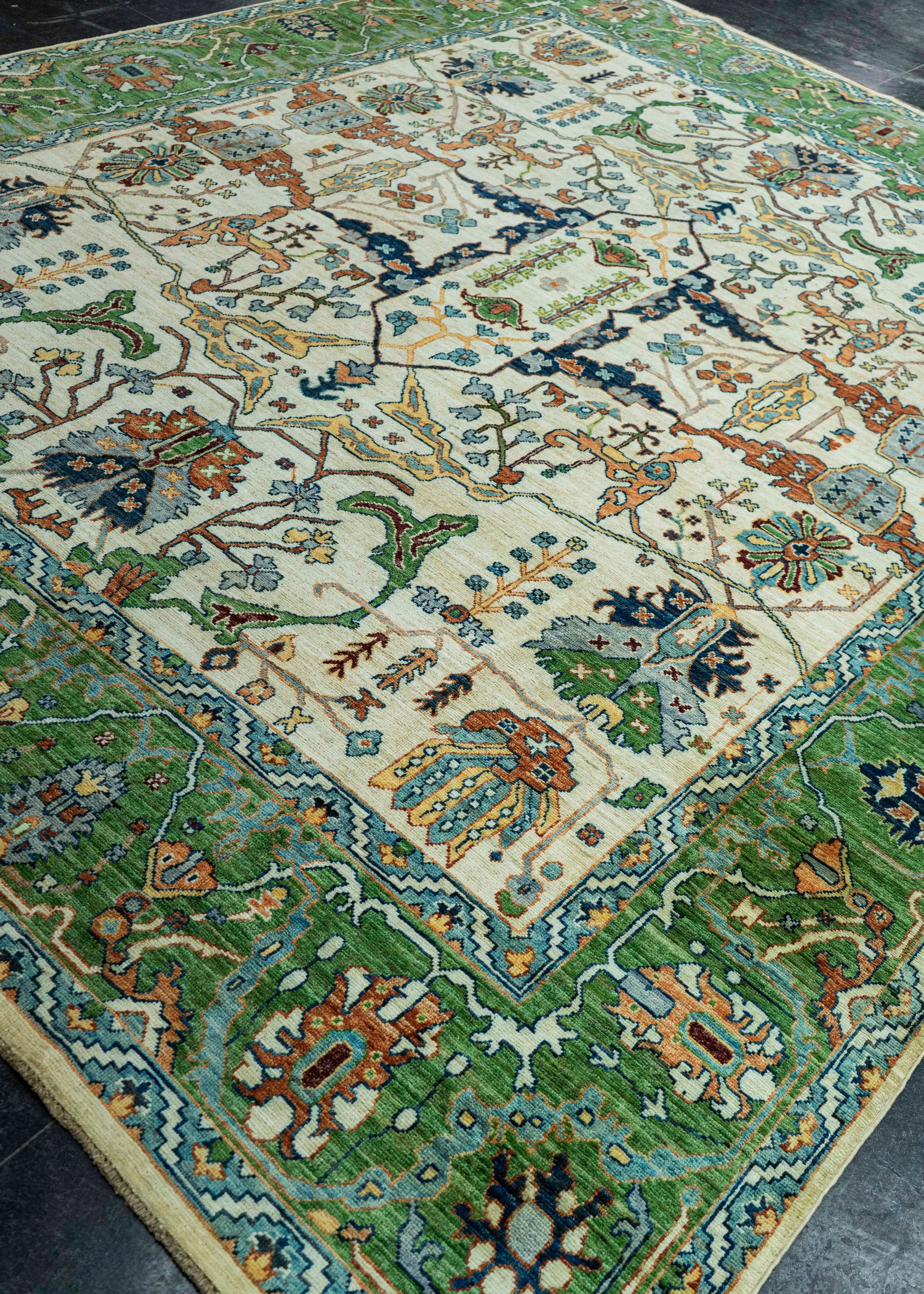 Oriental Hand Knotted Rug 9'1" x 11'5" #20647