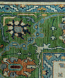 Oriental Hand Knotted Rug 9'1" x 11'5" #20647