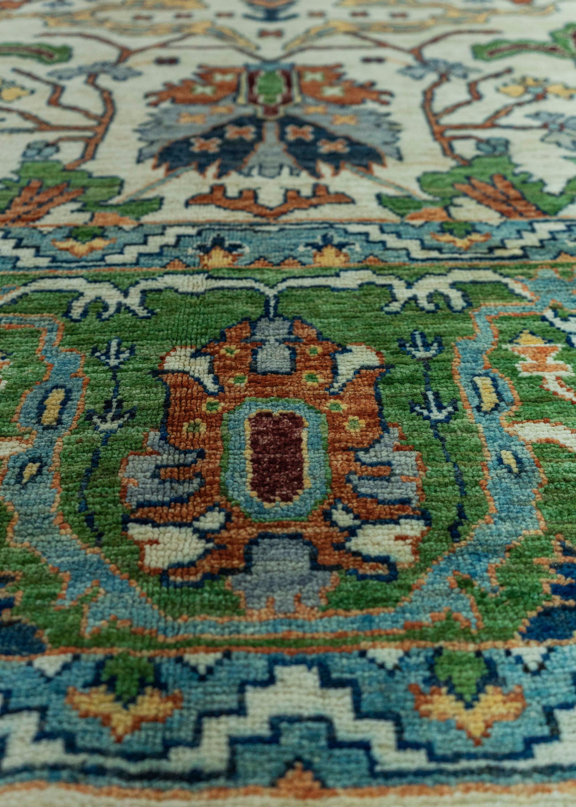 Oriental Hand Knotted Rug 9'1" x 11'5" #20647