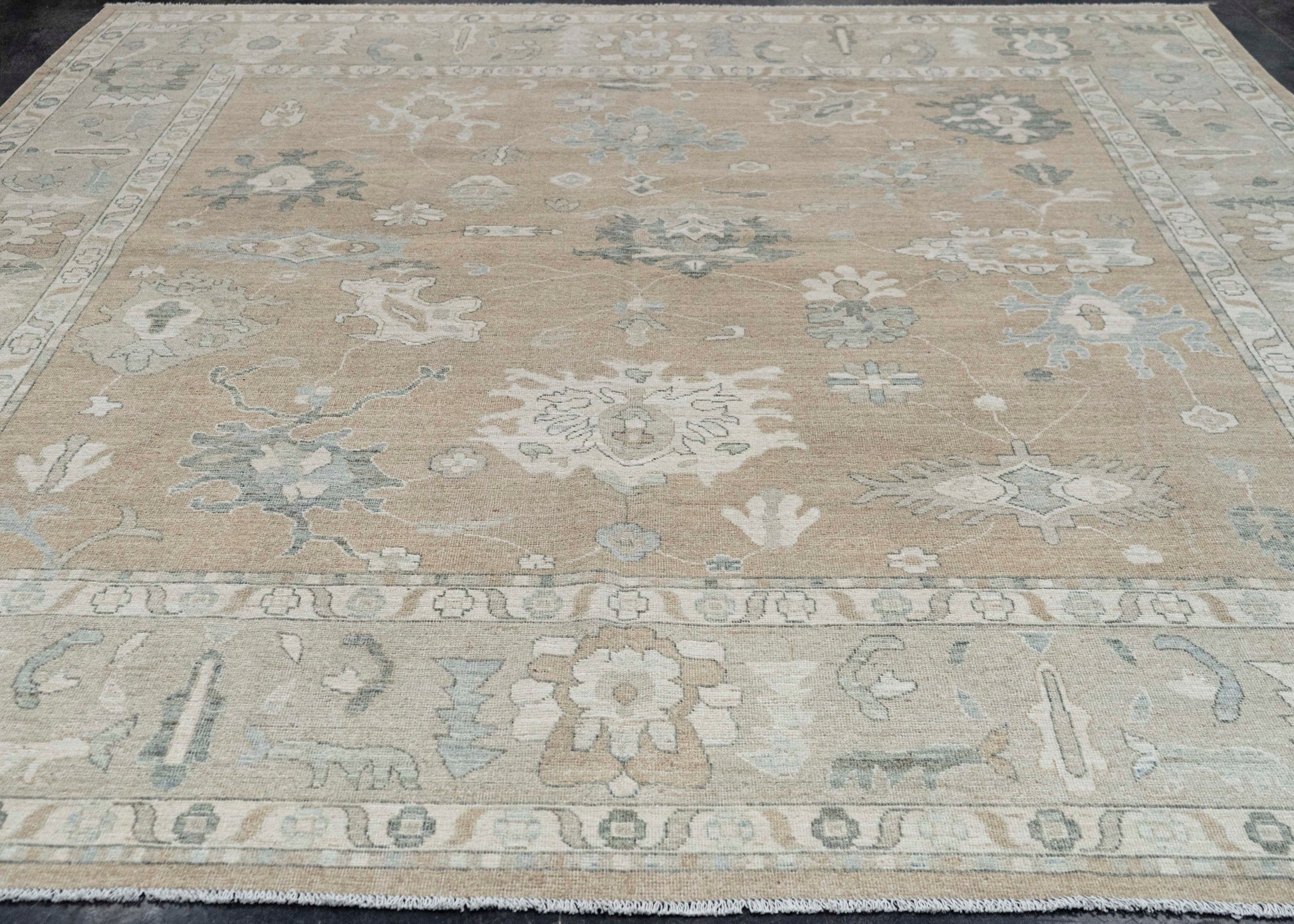 Oushak Square Rug 10'1" x 9'10" #23524