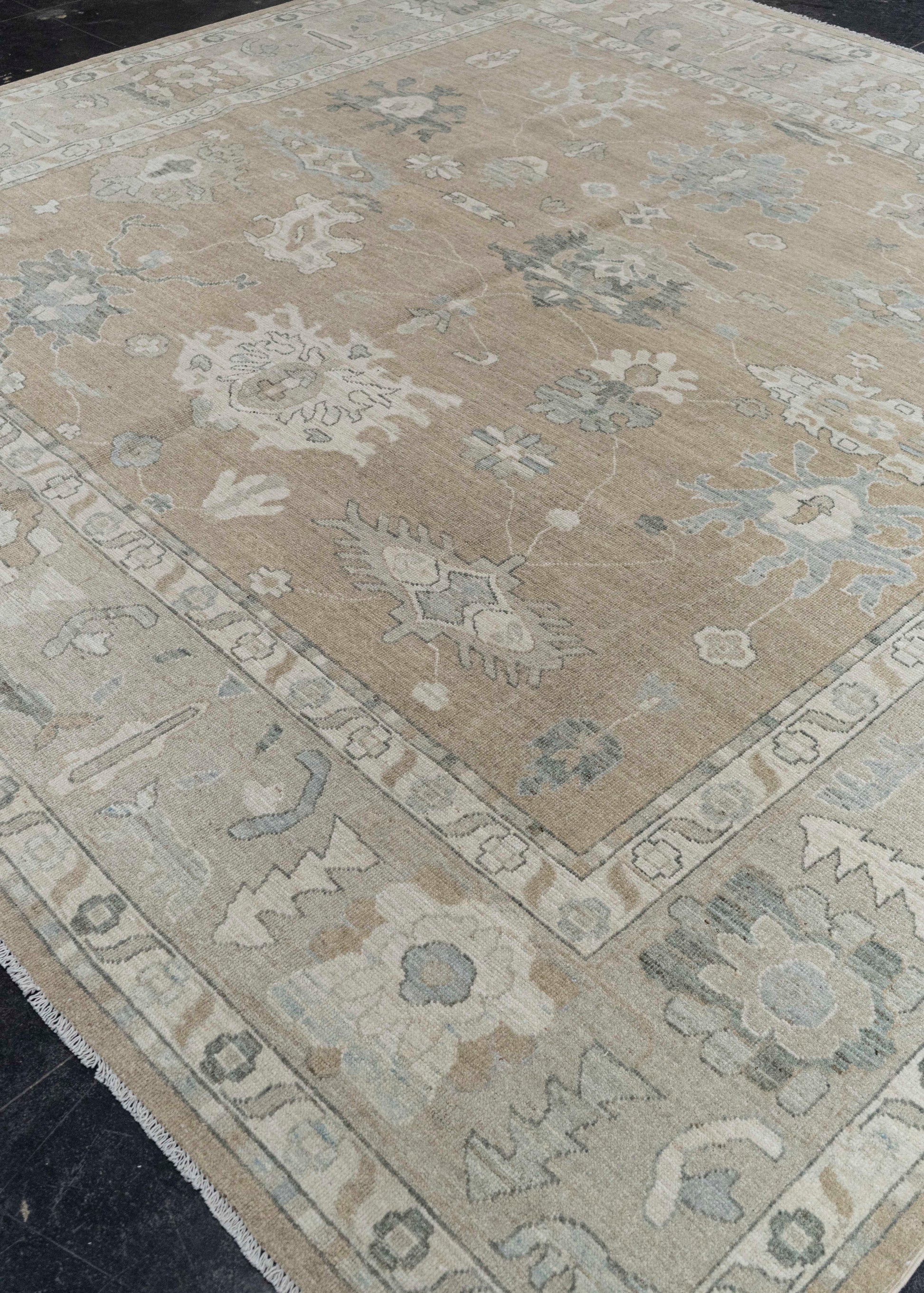 Oushak Square Rug 10'1" x 9'10" #23524