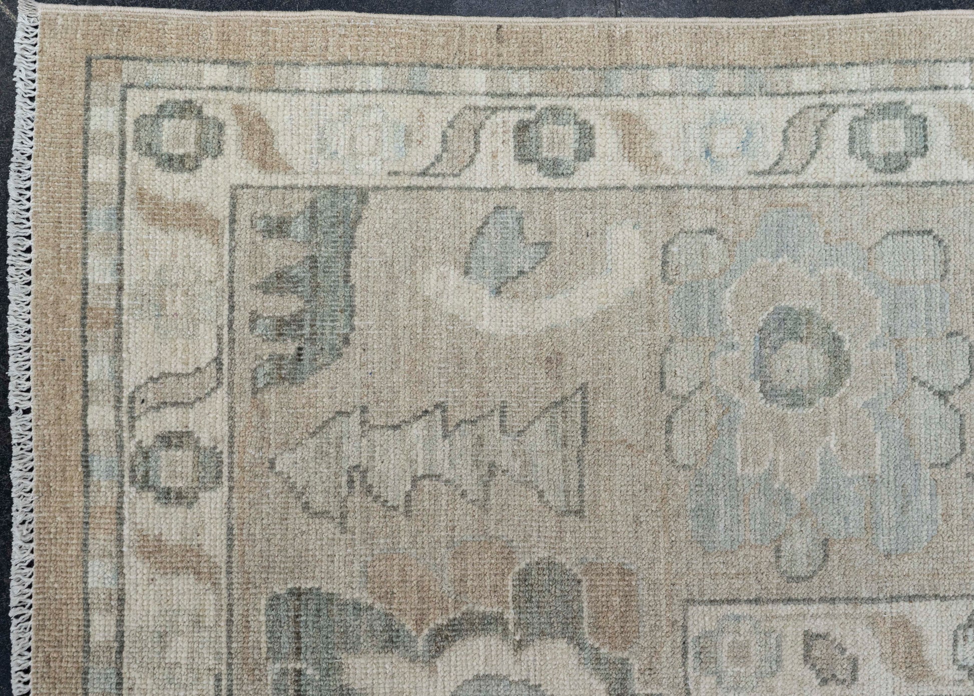 Oushak Square Rug 10'1" x 9'10" #23524