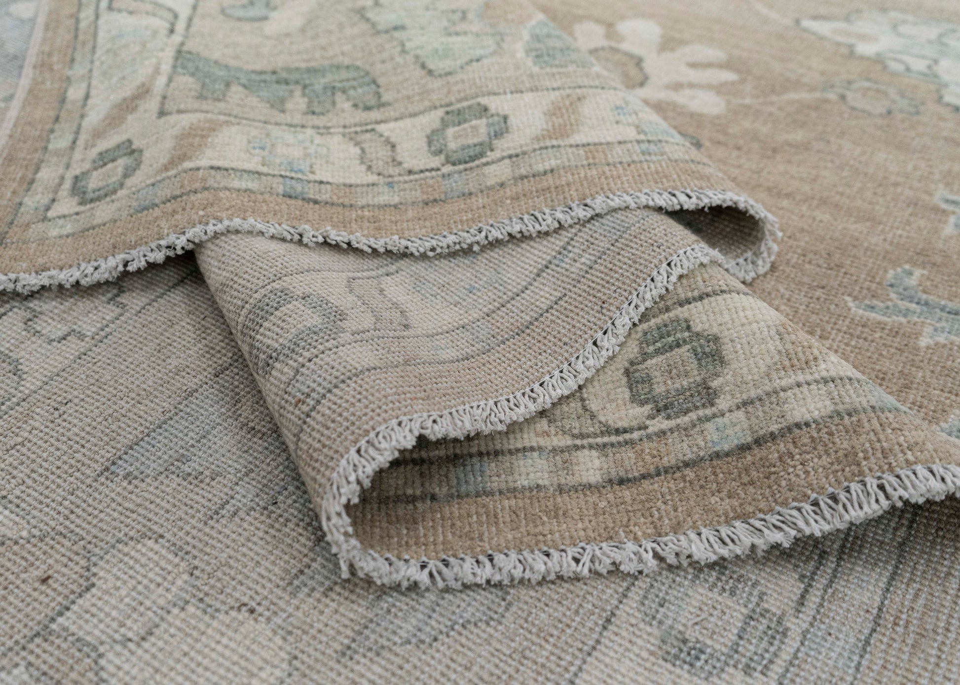 Oushak Square Rug 10'1" x 9'10" #23524