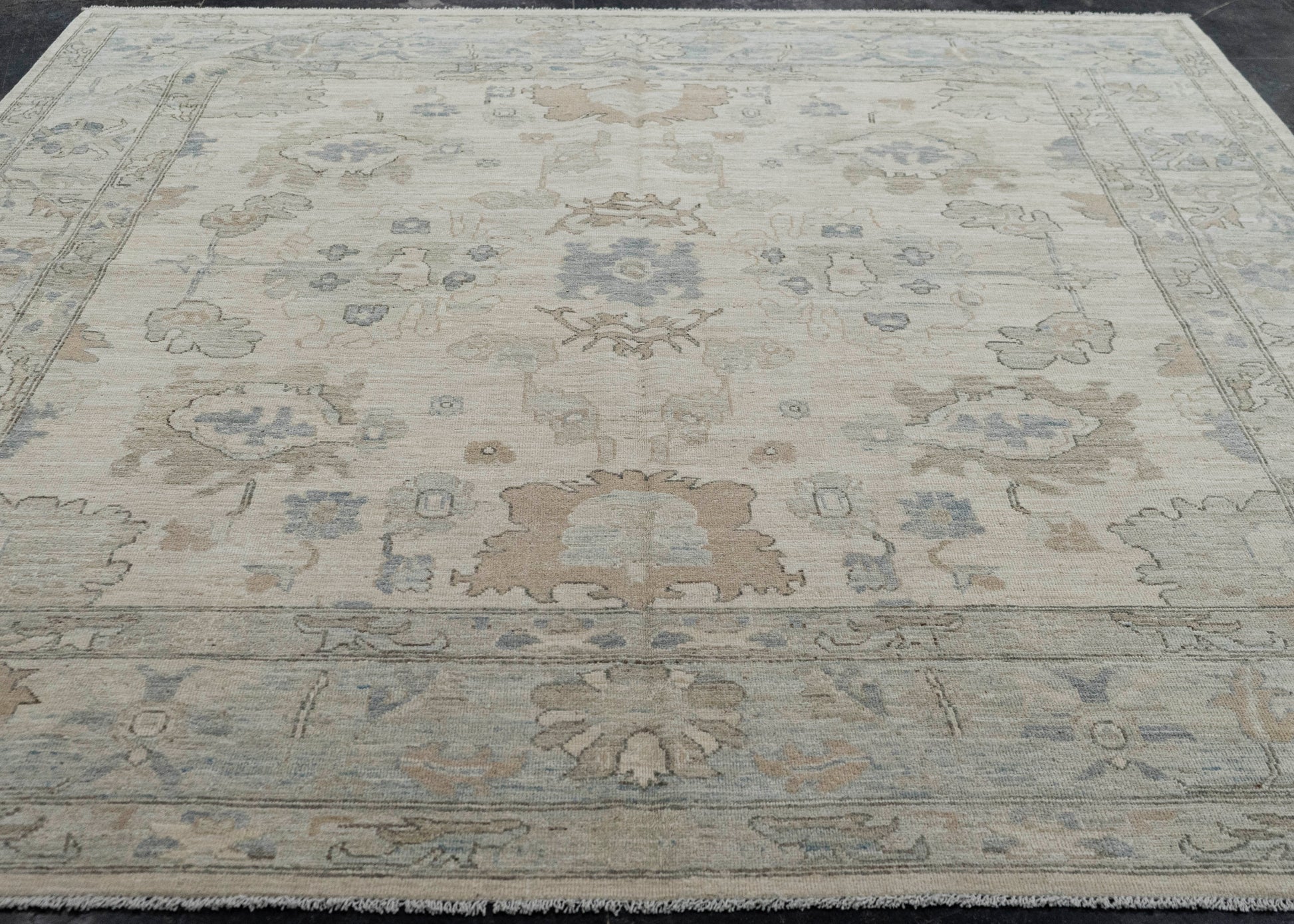 Oushak Square Rug 8'11" x 9'2" #23534