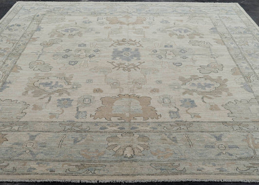 Oushak Square Rug 8'11" x 9'2" #23534