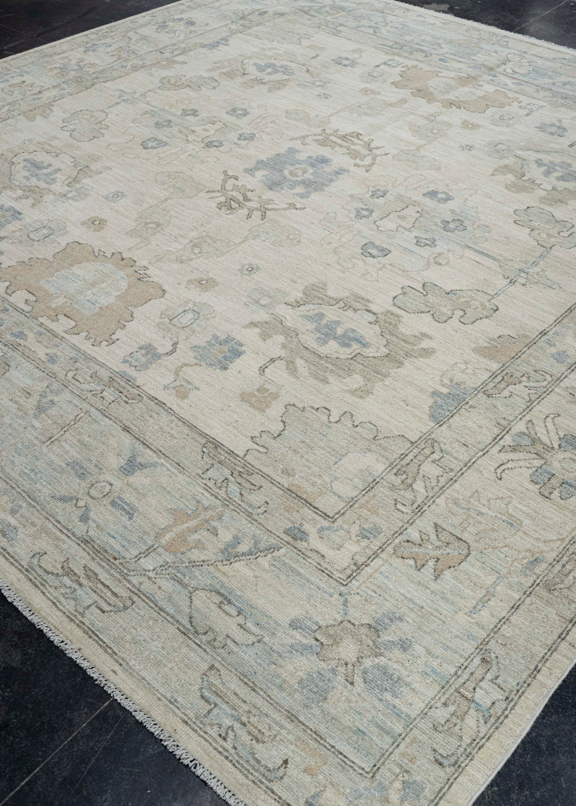 Oushak Square Rug 8'11" x 9'2" #23534
