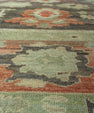 Turkish Oushak Old Wool Rug  9'3" x 11'9" #30140