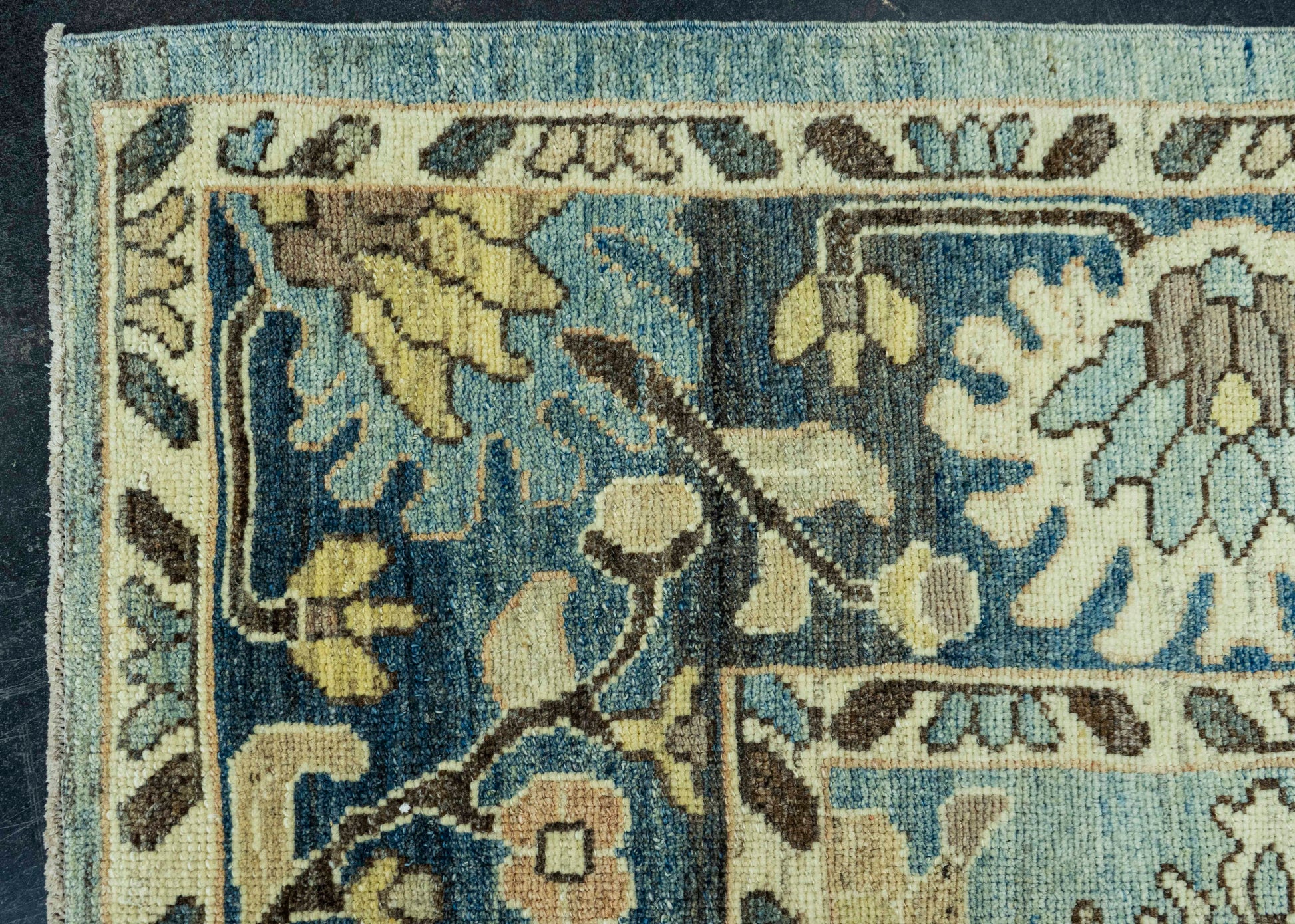 Turkish Oushak Old Wool Rug  9'1" x 12'1" #30145