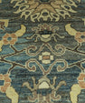 Turkish Oushak Old Wool Rug  9'1" x 12'1" #30145