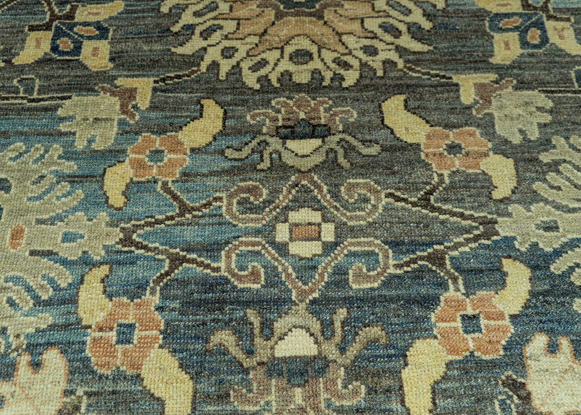 Turkish Oushak Old Wool Rug  9'1" x 12'1" #30145