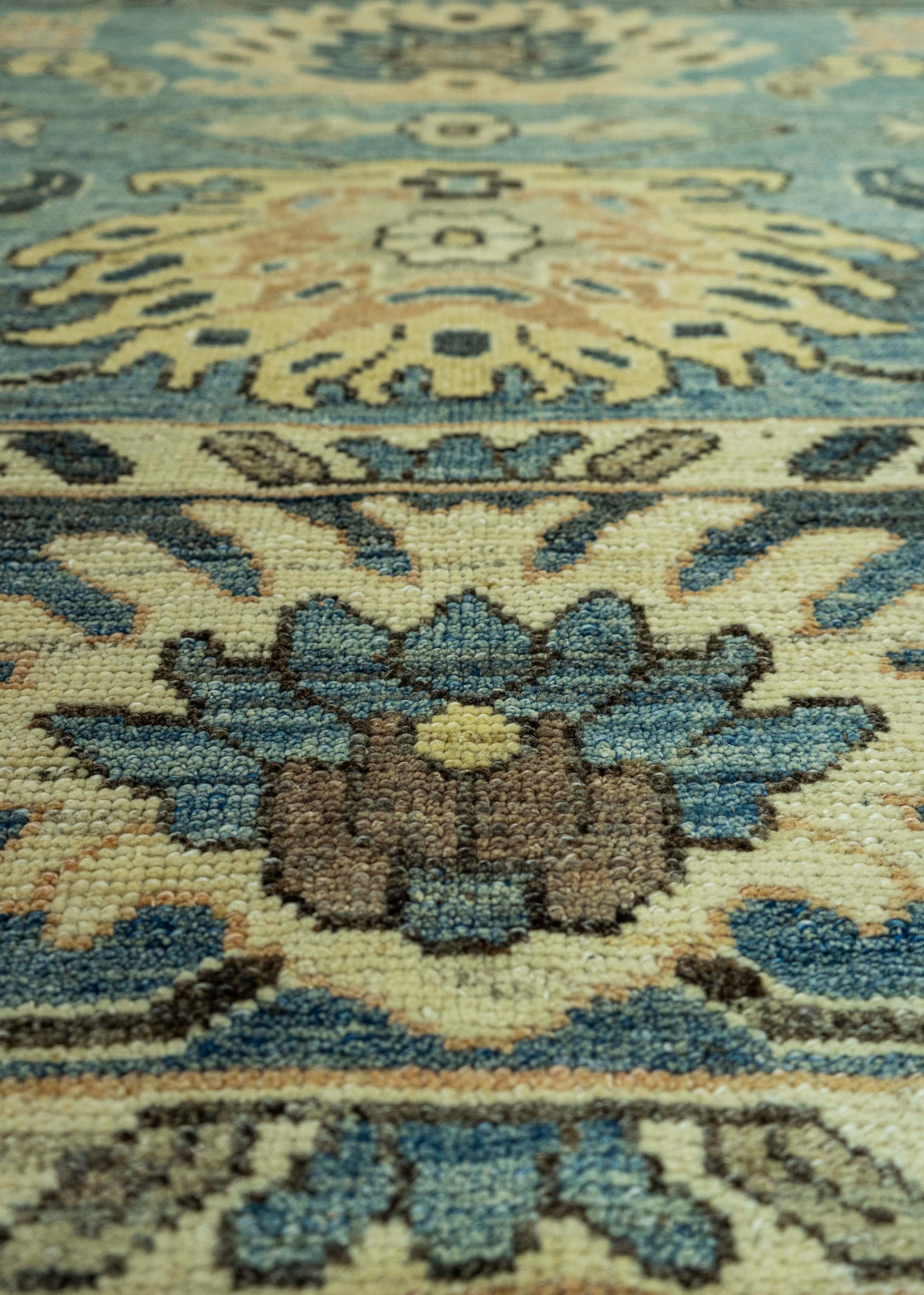 Turkish Oushak Old Wool Rug  9'1" x 12'1" #30145