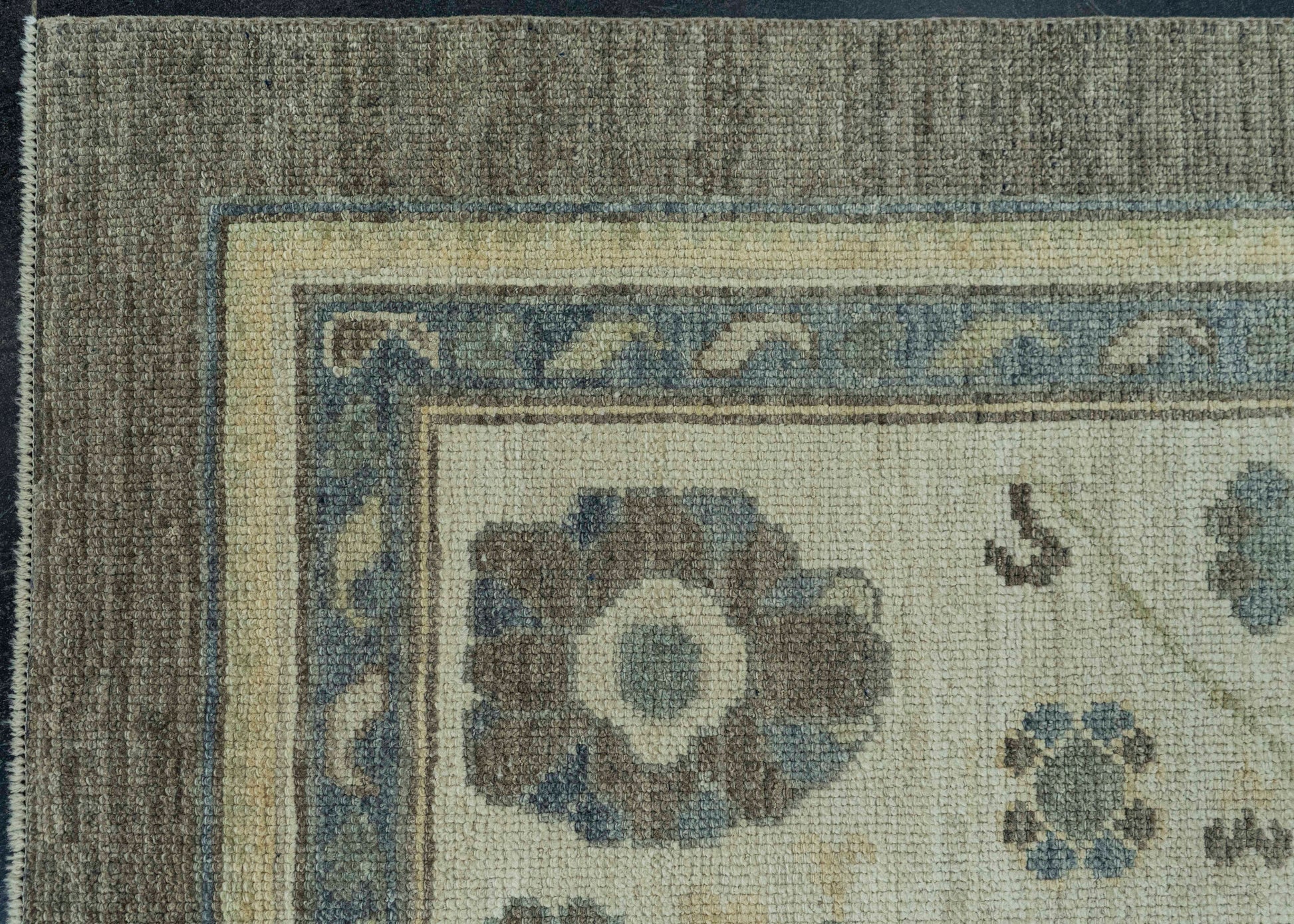 Turkish Oushak Rug 9'1" x 12'11" #19314
