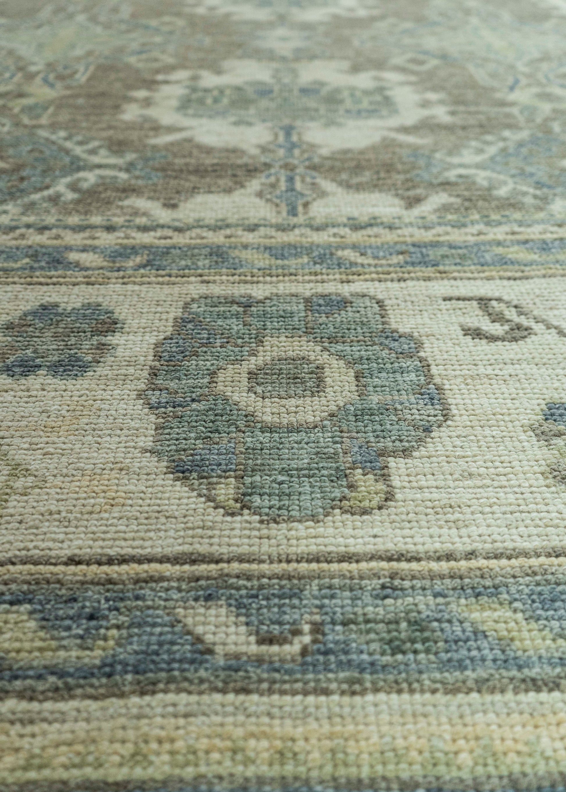 Turkish Oushak Rug 9'1" x 12'11" #19314