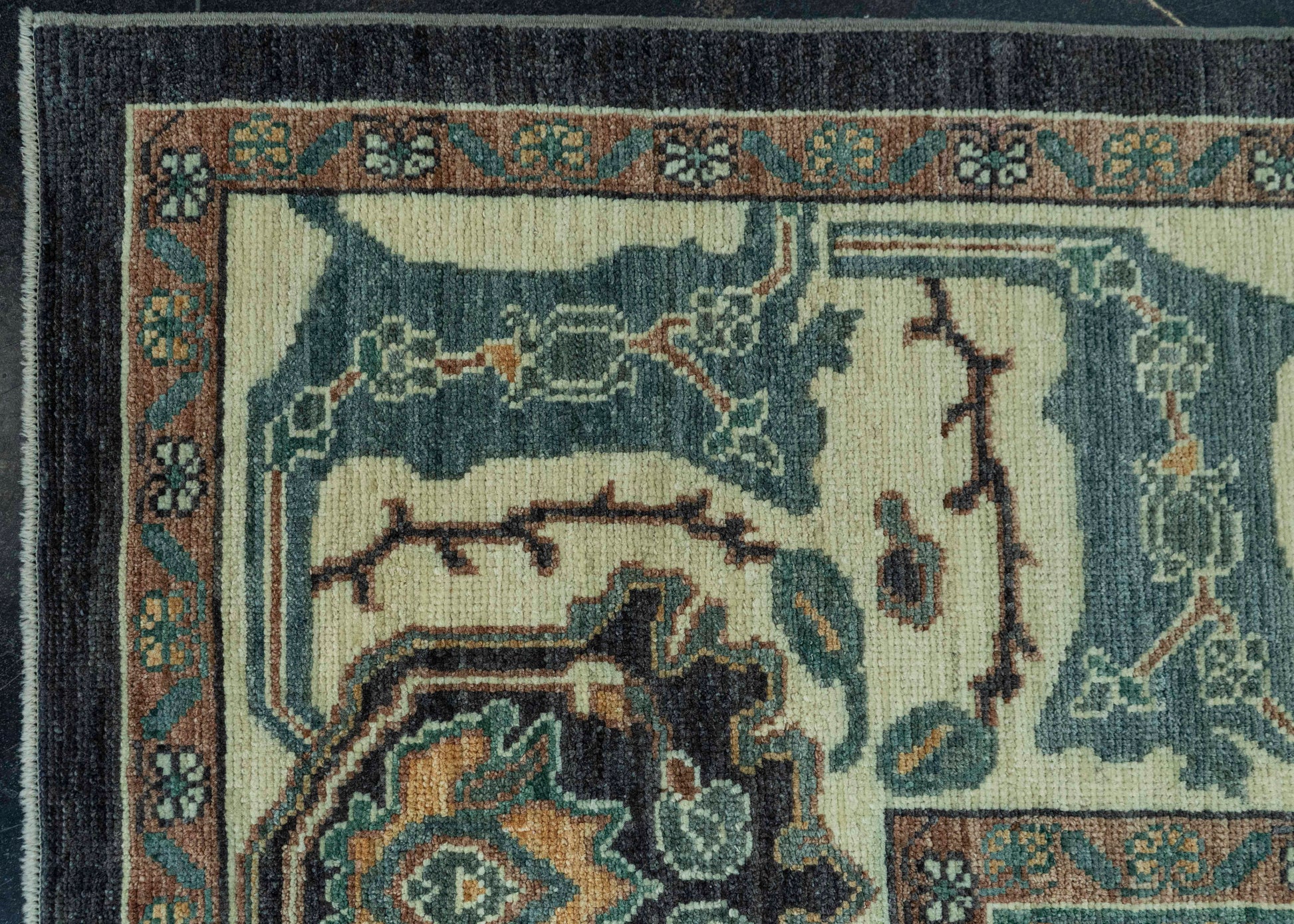 Turkish Oushak Antique Look Rug 9'3" x 13'4" #20062