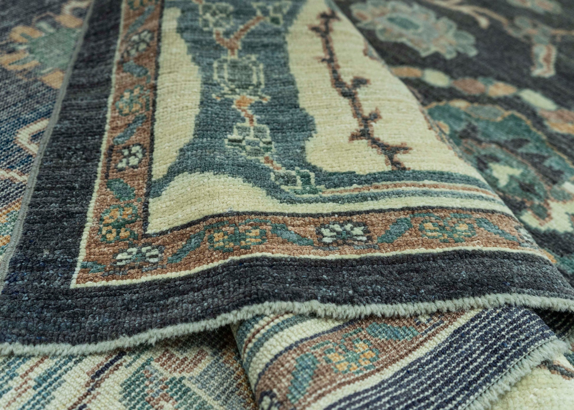 Turkish Oushak Antique Look Rug 9'3" x 13'4" #20062