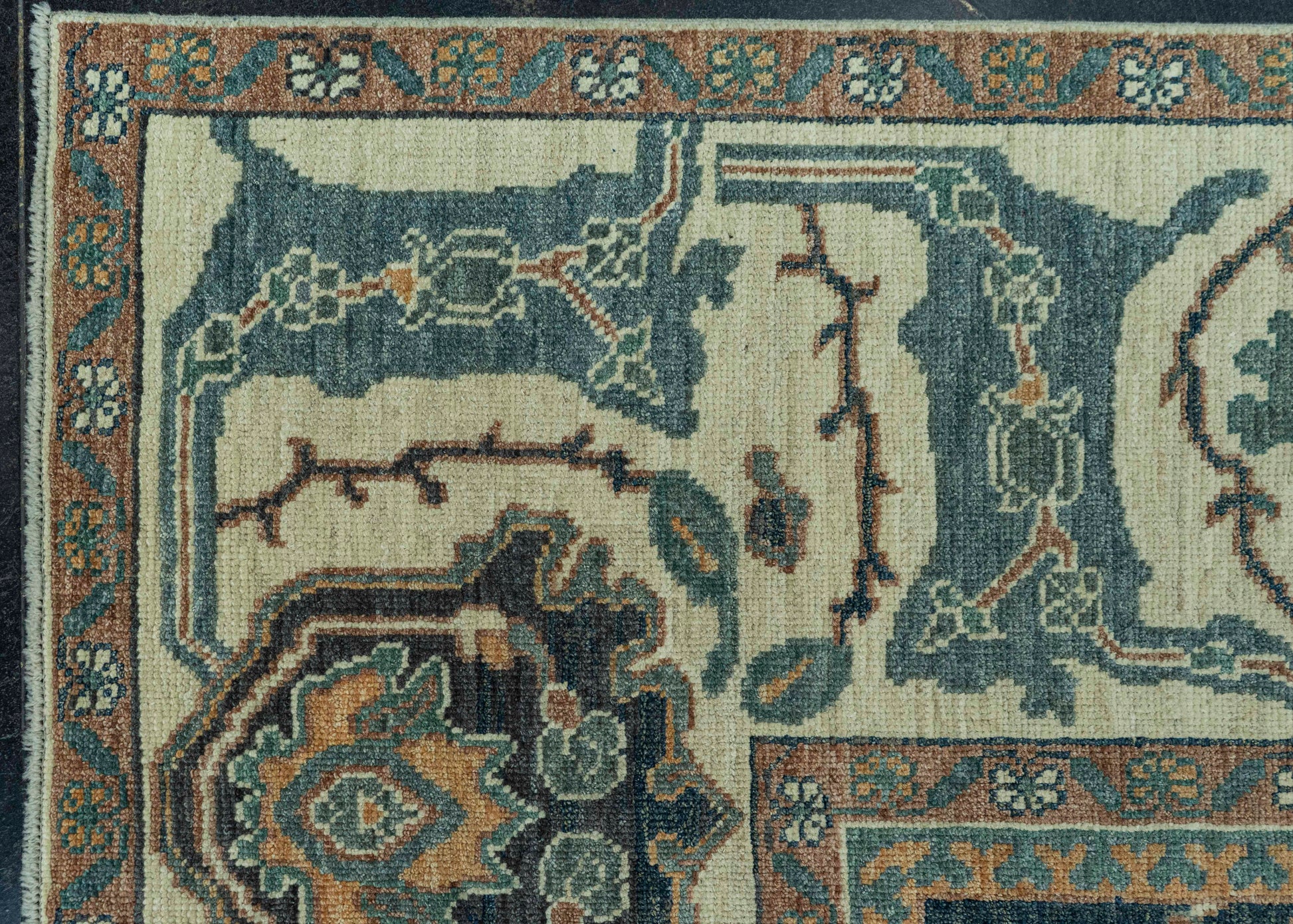 Turkish Oushak Antique Look Rug 9'1" x 12'4" #20096