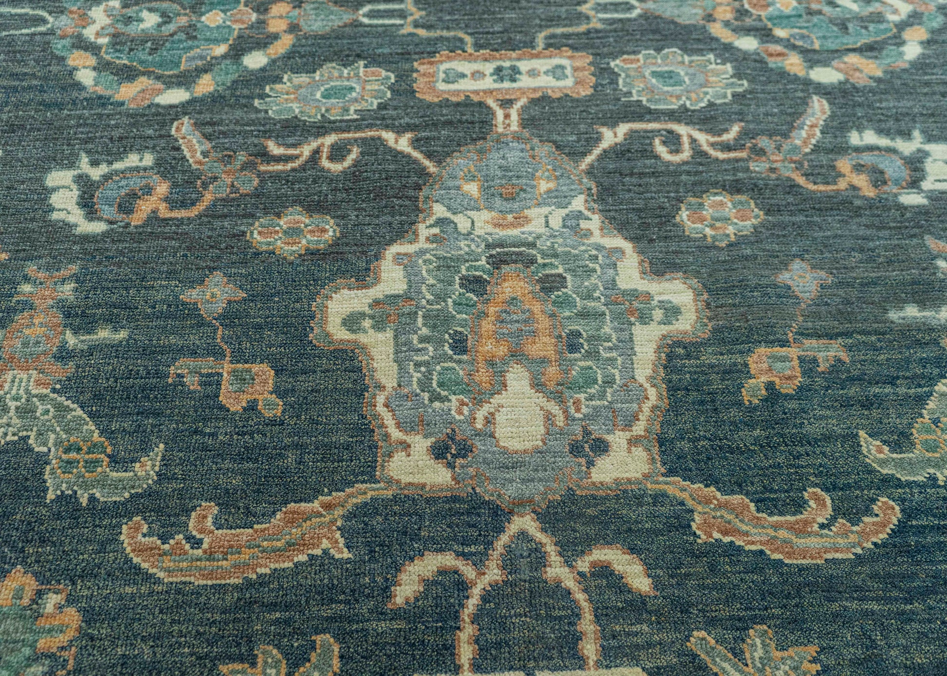 Turkish Oushak Antique Look Rug 9'1" x 12'4" #20096