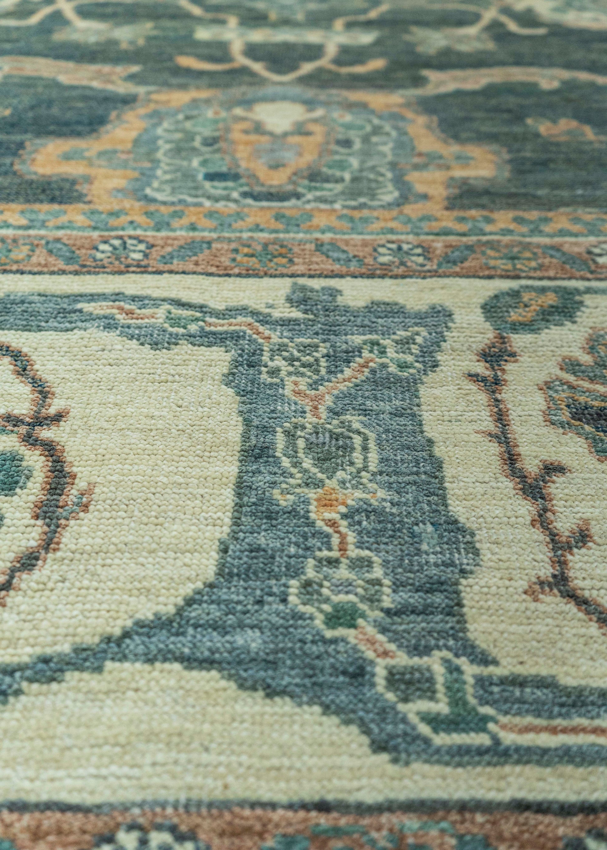 Turkish Oushak Antique Look Rug 9'1" x 12'4" #20096