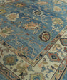 Turkish Oushak Old Wool Rug  9'3" x 12'5" #20014