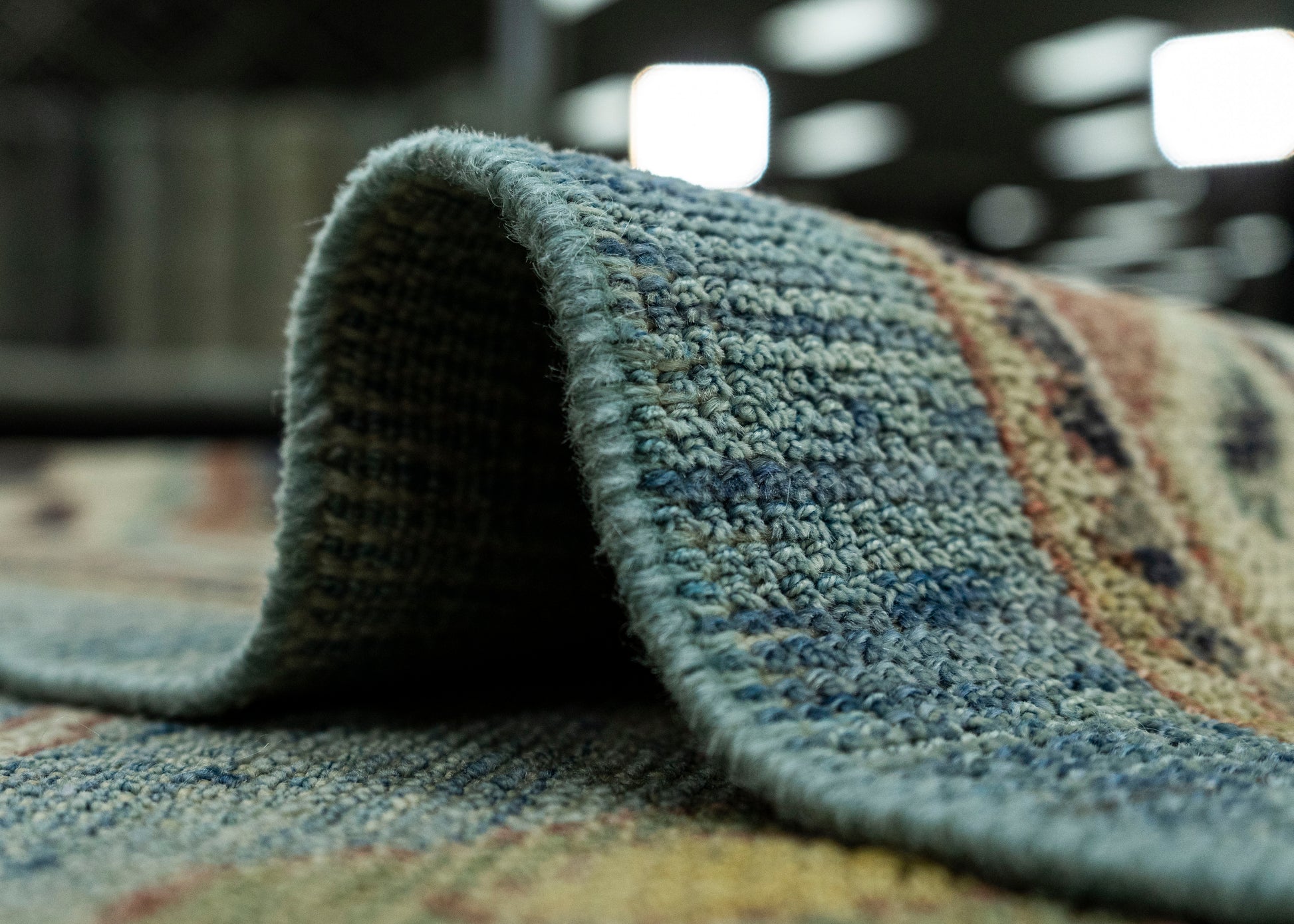 Turkish Oushak Old Wool Rug  9'3" x 12'5" #20014