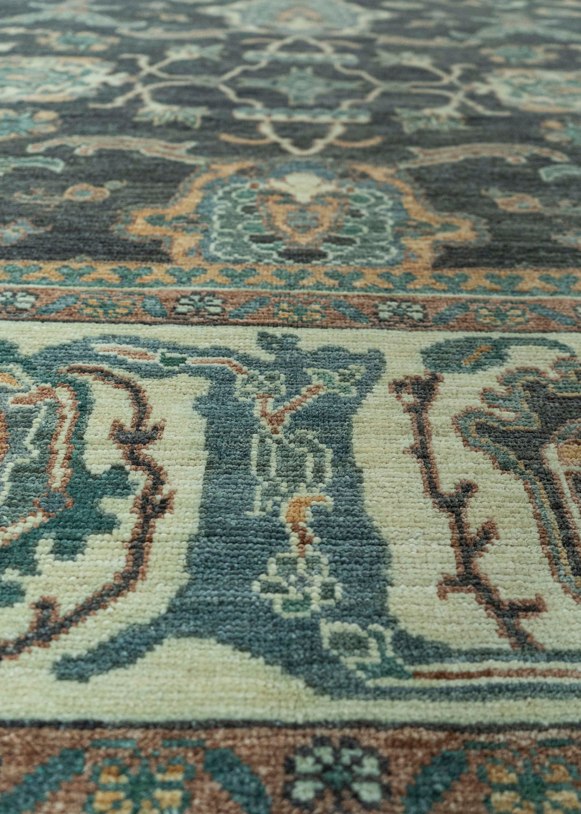 Turkish Oushak Antique Look Rug 8'4" x 10'9" #20060